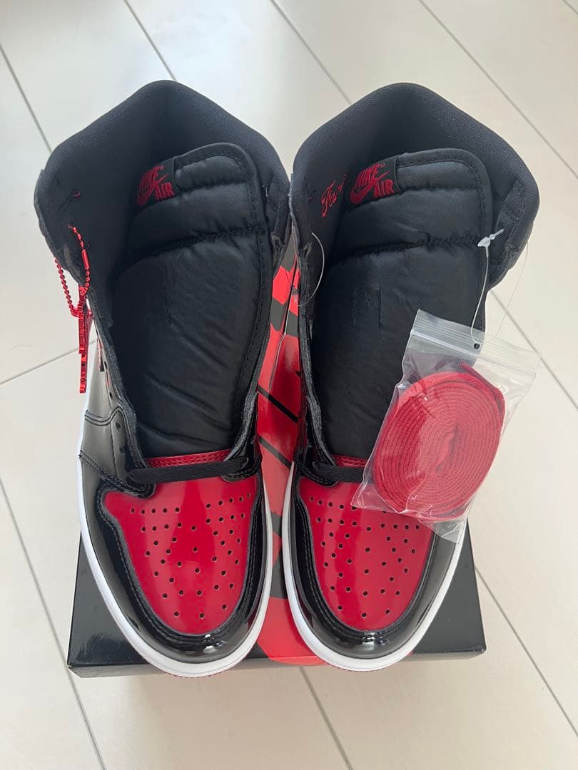 シューズ(男性用) Nike Air Jordan 1 High OG \"Patent Bred\"