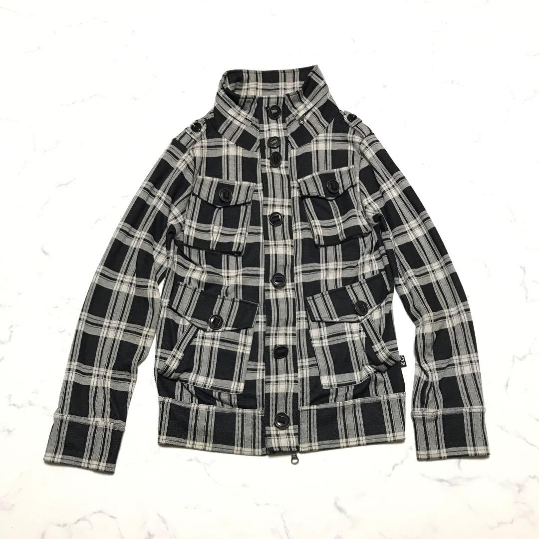 PUNK Y2K tartan check jacket 00s 平成