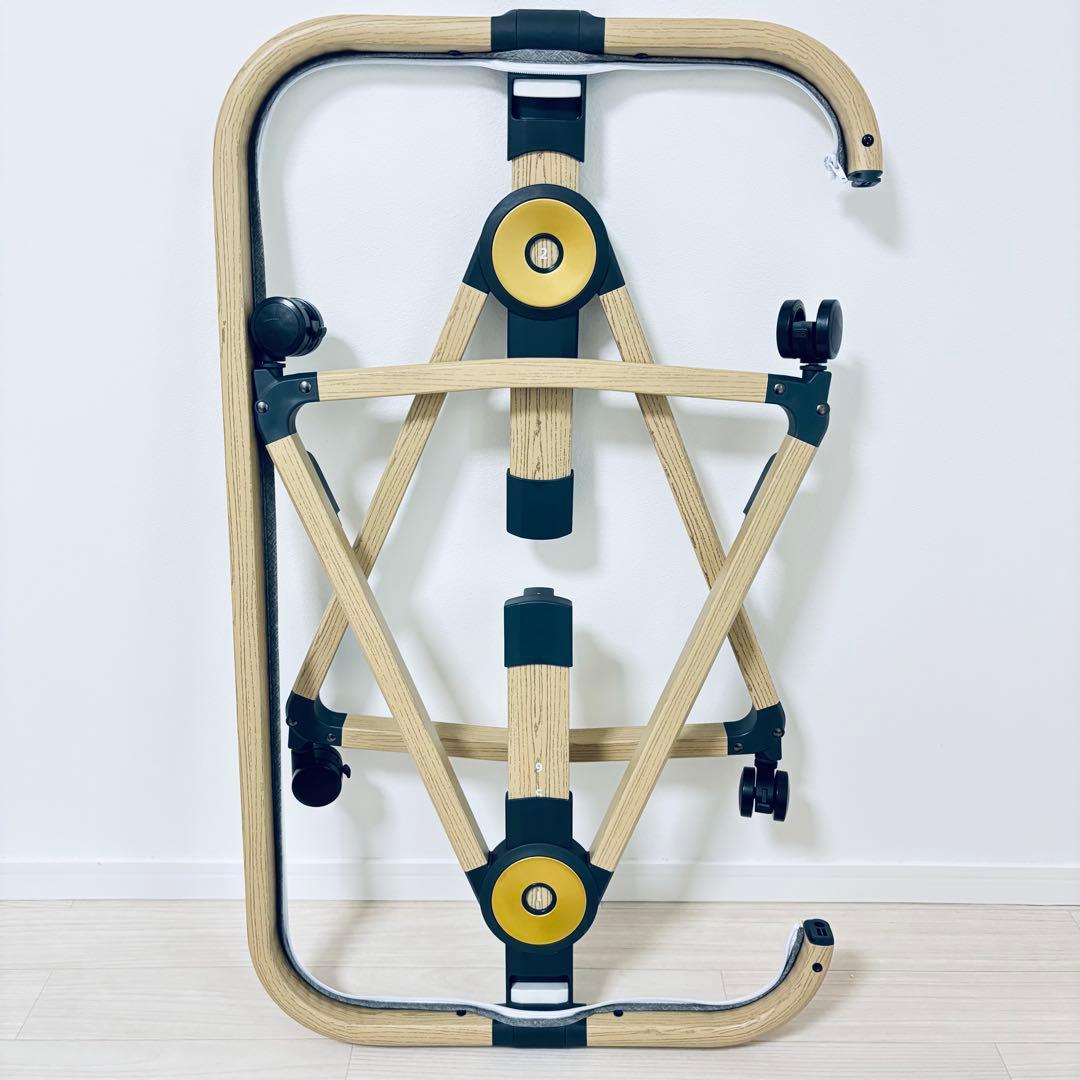 【美品】maydolly hzdmj 折り畳み式　ベビーベッド　移動式　添い寝