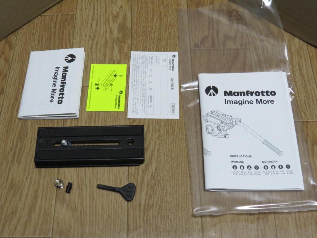 MVH500AH マンフロット プロフルードビデオ雲台60mm フラットベース