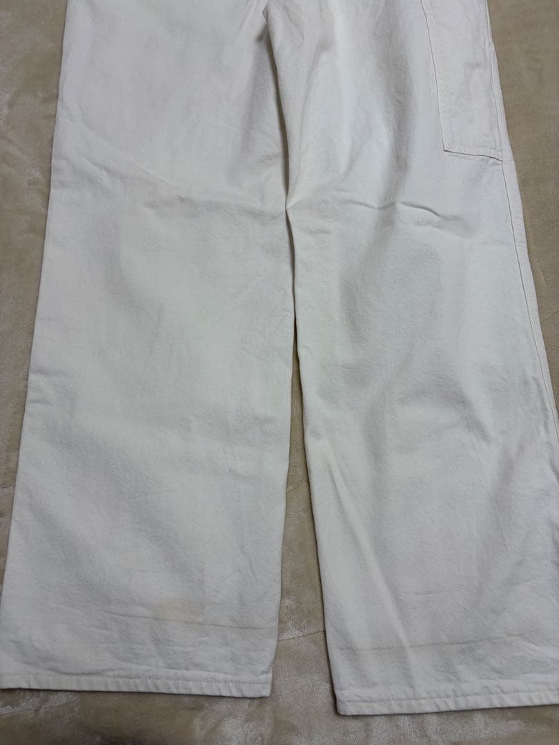 OshKosh ホワイト　ペインターパンツ　usa製 70s 80s ビンテージ