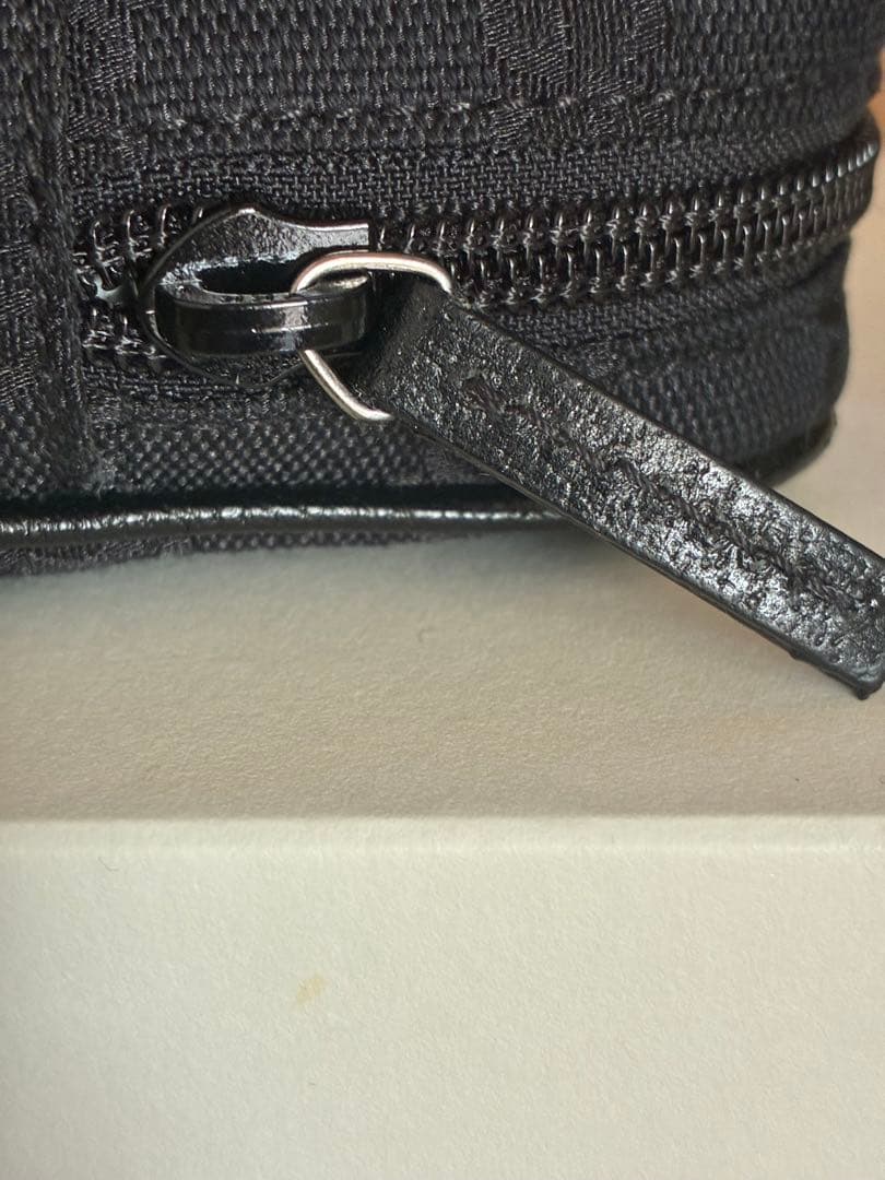 GUCCI ブラック GGパターン ポーチ