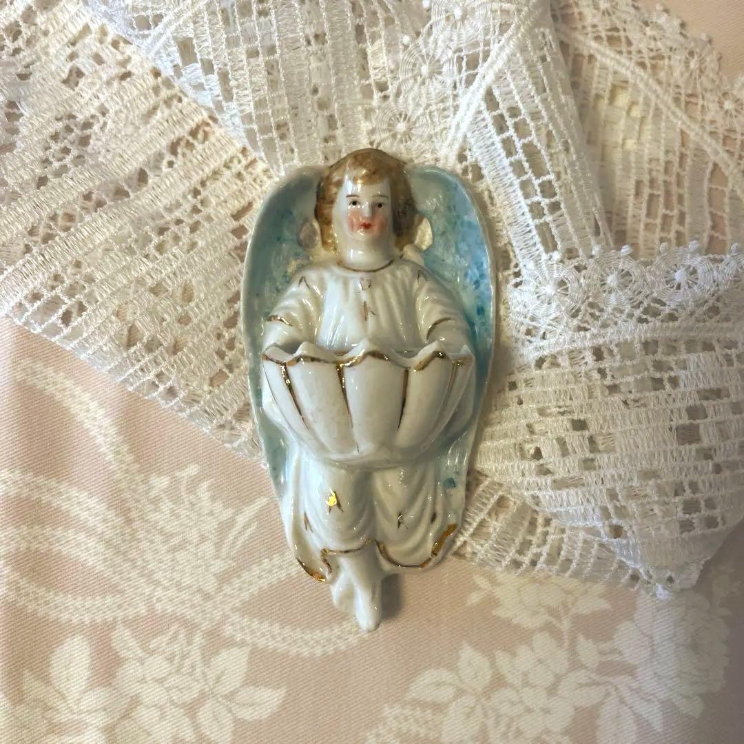 小さな天使の聖水盤 1950年代 フランスアンティーク