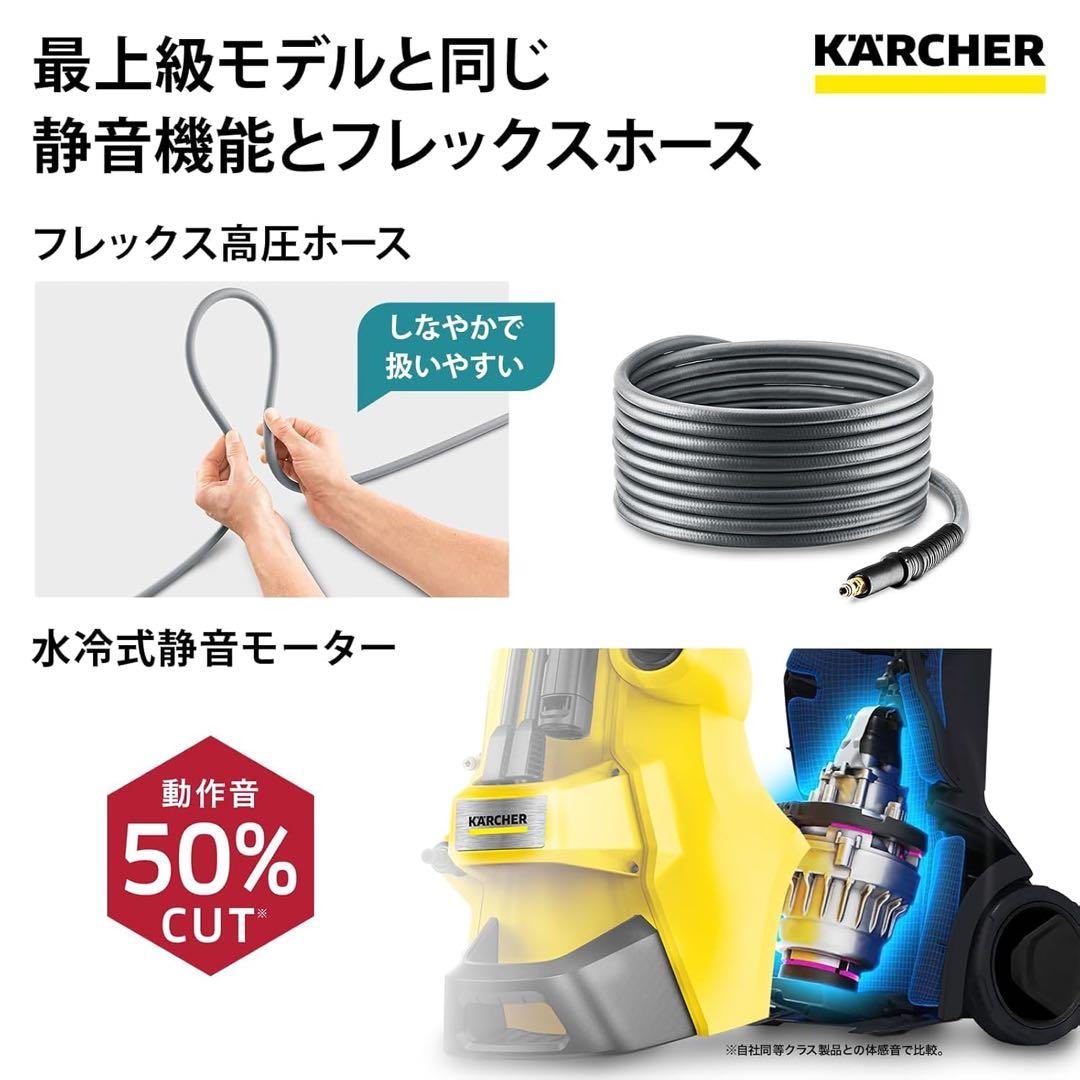 ケルヒャー K4プレミアムサイレント60Hz＋タカギ NANO NEXT10m