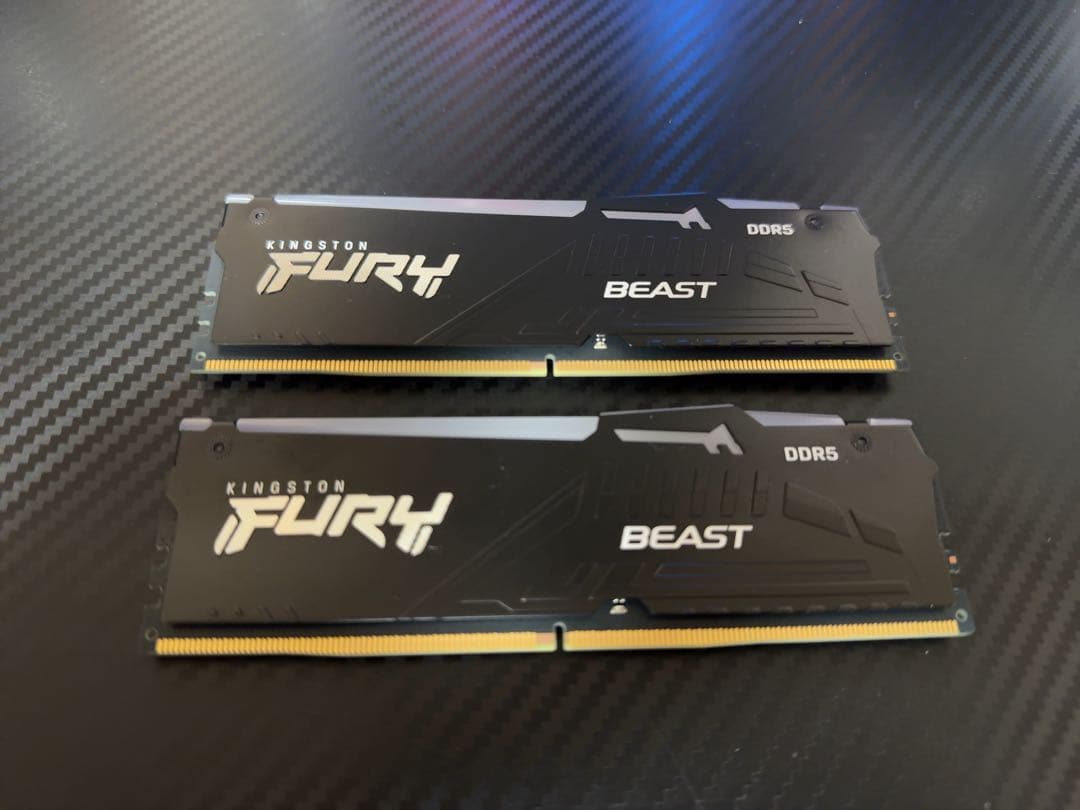 メモリー Kingston FURY BEAST DDR5 16GB (8GBx2)RGB