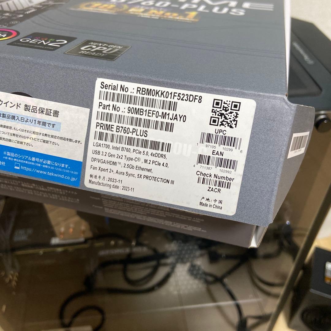 ASUS PRIME B760-PLUS マザーボード