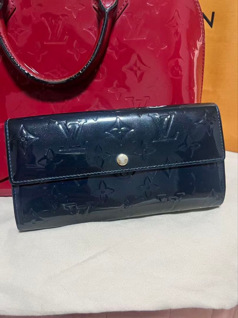 Louis Vuitton ネイビー 長財布