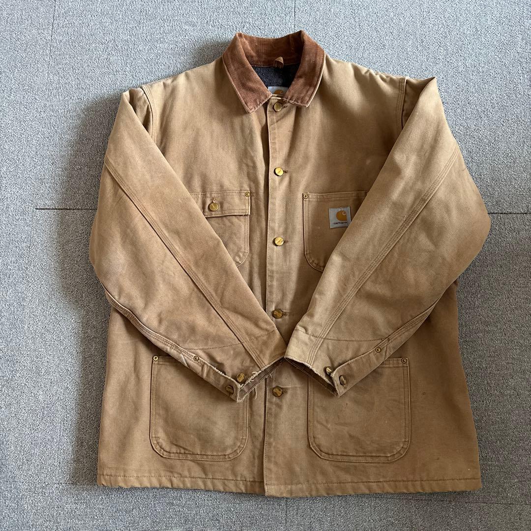 値下Carhartt カバーオールミシガンチョアコート ダックジャケットXXL