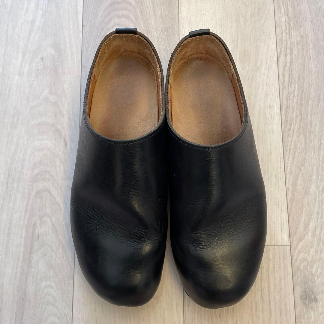 nakamura C-01 26cm 黒 レザー サボ・クロッグサンダル