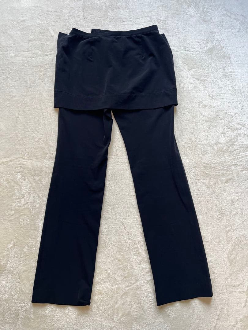 【値下げ】ISSEIMIYAKE イッセイミヤケ　ラップスカートパンツ　L