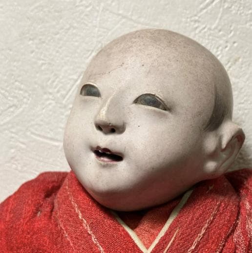 有職御人形司　初代伊藤久重の江戸のものと思われる抱き人形 難有り