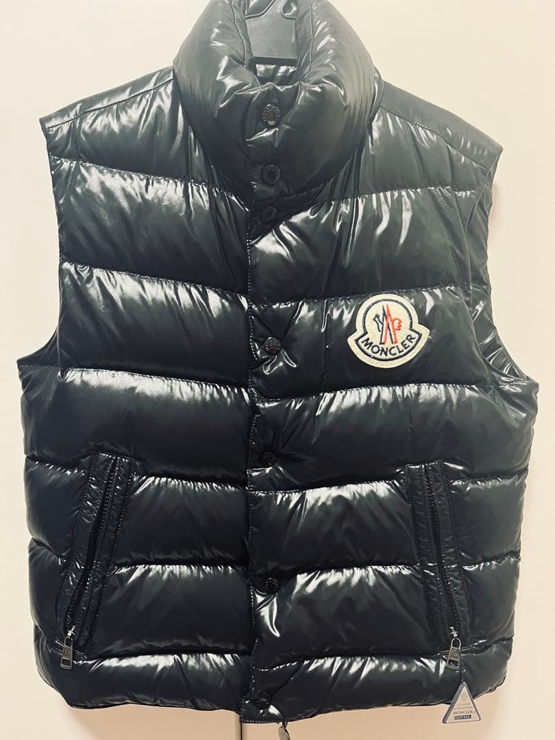 MONCLER モンクレール ロゴ チベットTIBET ダウンベスト黒サイズ0