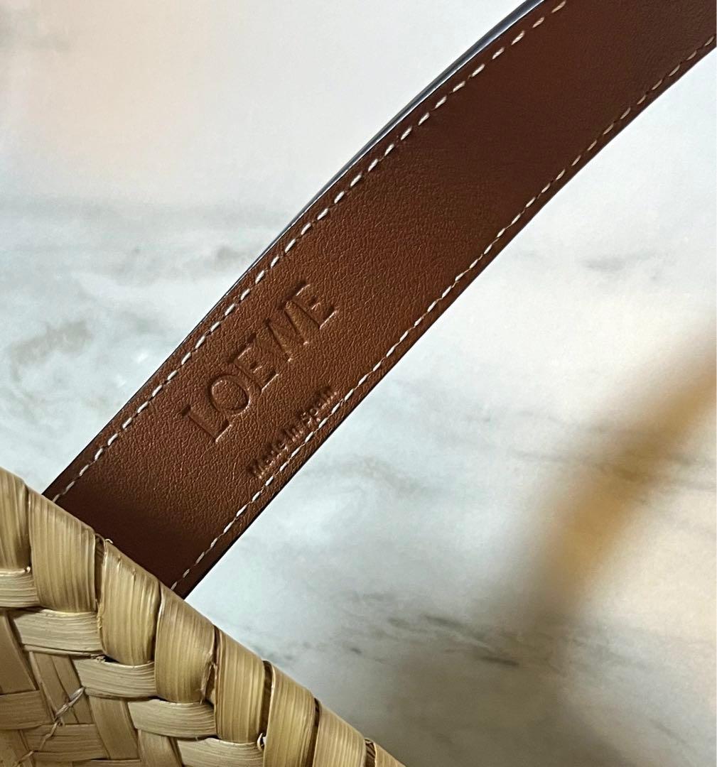 【Yuka Kaeです】　ロエベ　カゴバッグM お花チャーム付き