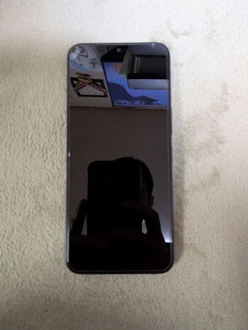 ブラックデュアルカメラスマートフォン本体