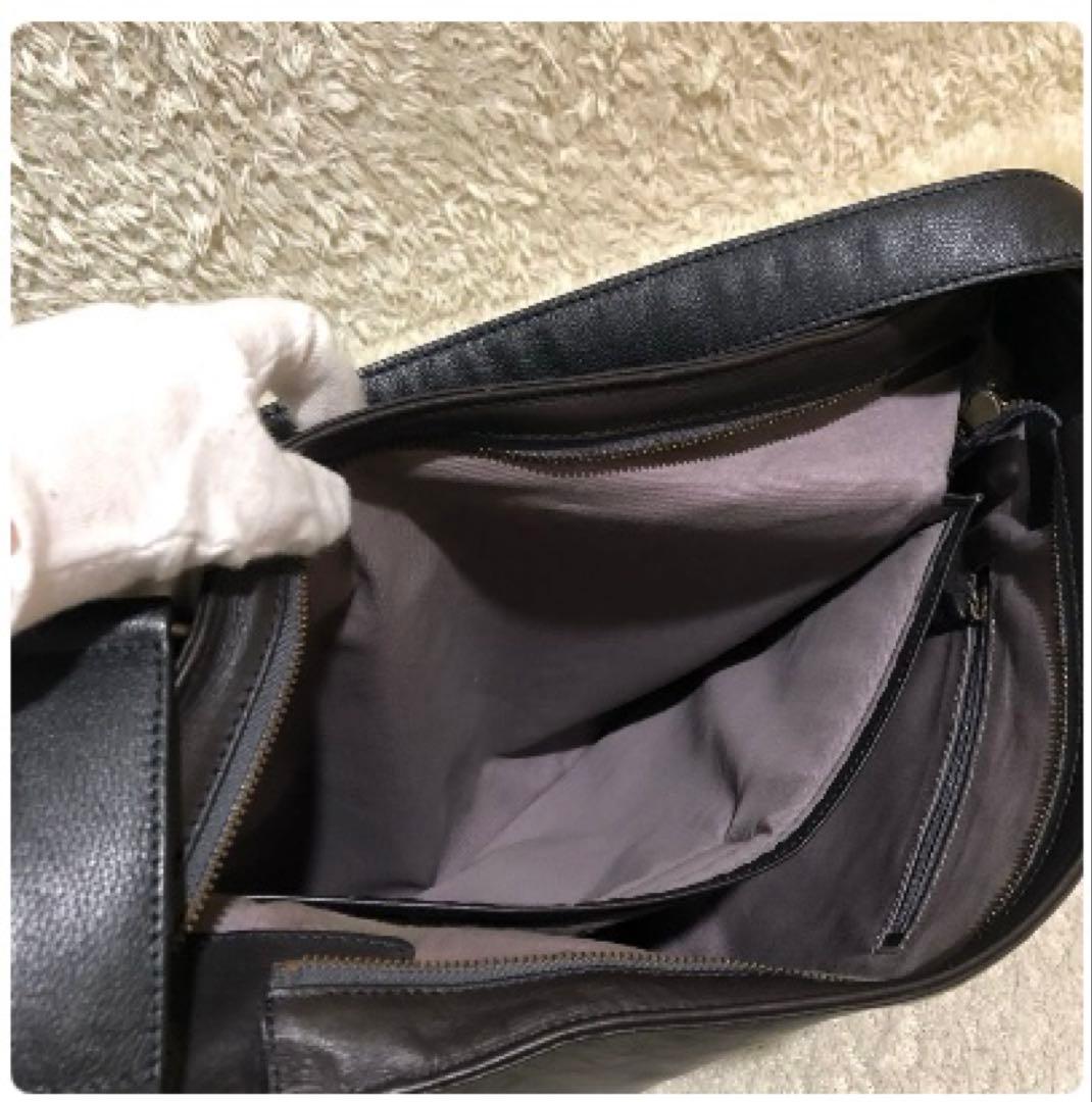 マザーハウス レザー　トートバッグ　ヨゾラ ブラック　メンズ