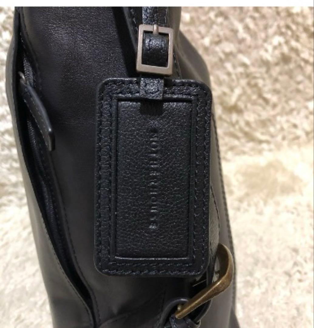 マザーハウス レザー　トートバッグ　ヨゾラ ブラック　メンズ