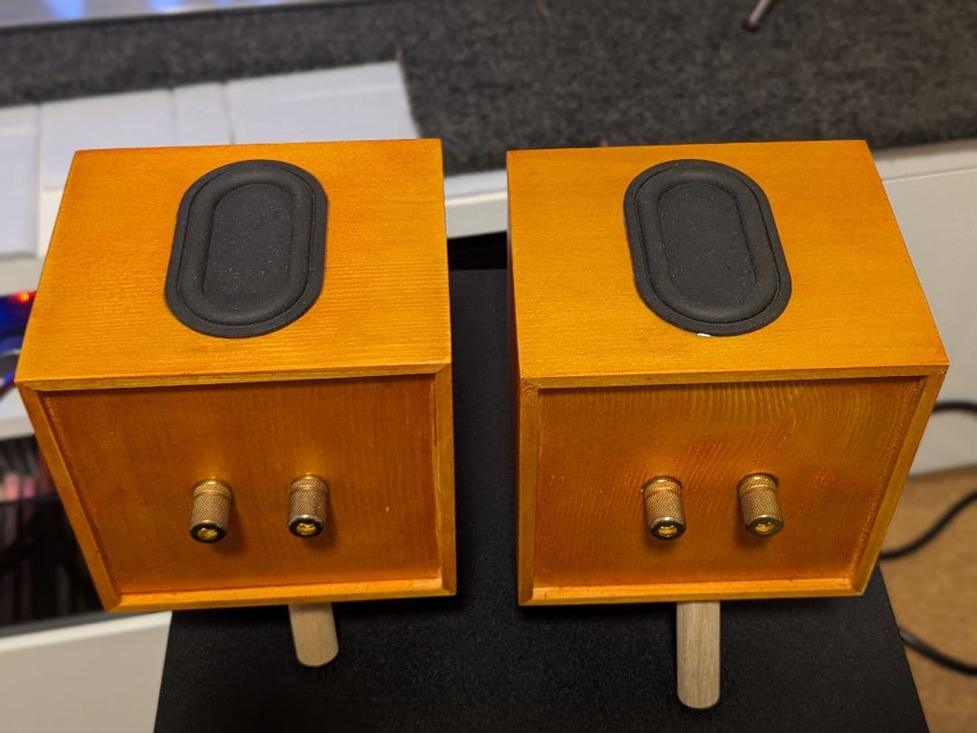 中古希少品 talbot one 木製キューブ型スピーカー Makuake掲載