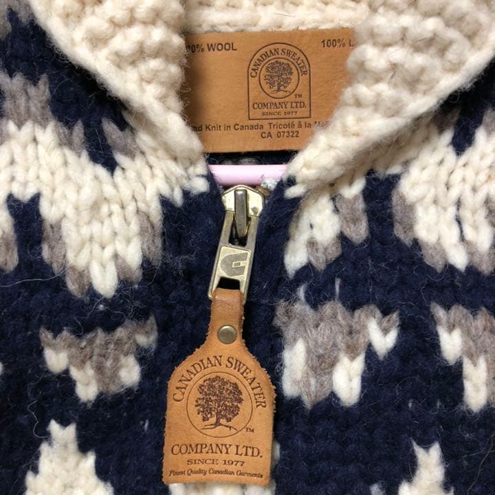 カナディアンセーター ニット カウチン ベスト