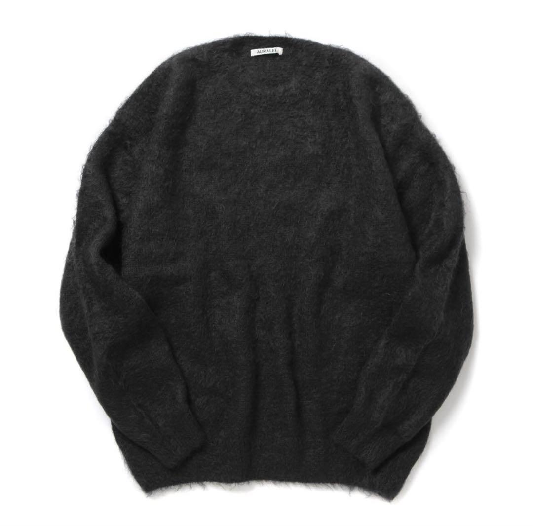 トップス AURALEE BRUSHED SUPER KID MOHAIR KNIT 3
