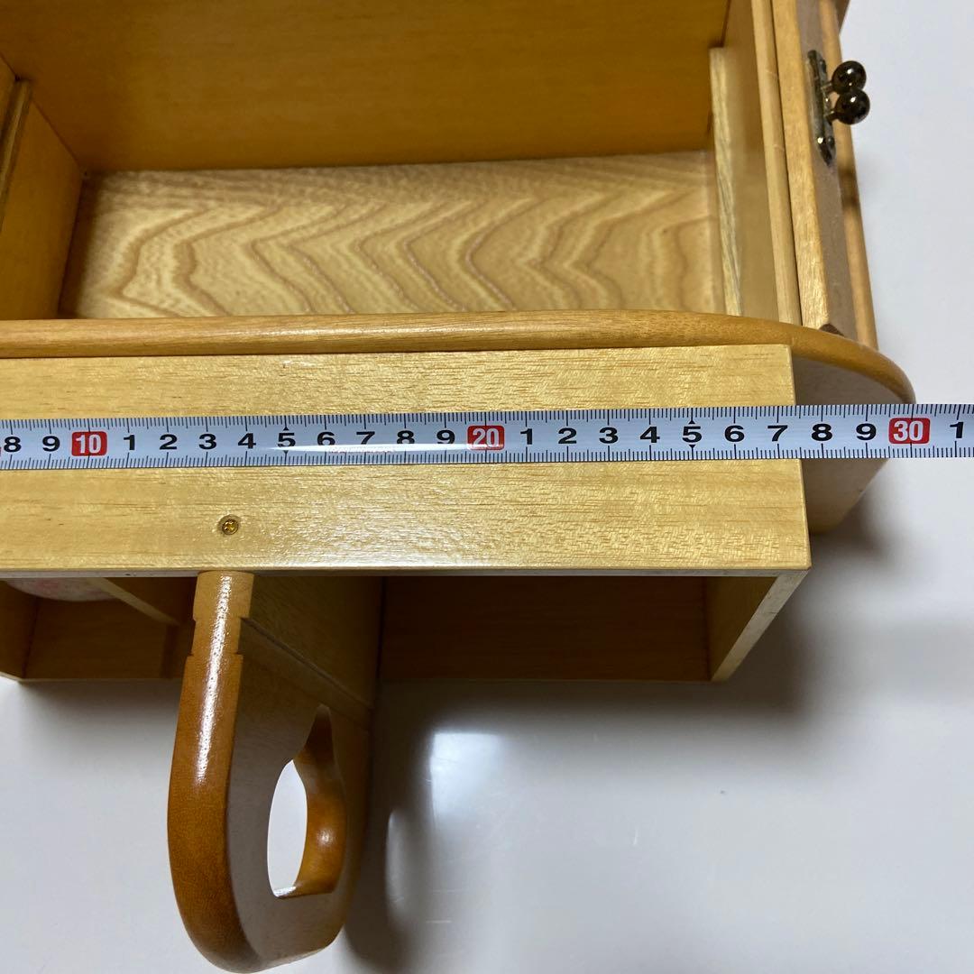 昭和レトロ【　Ｇ-Wood ソーイングボックス　】