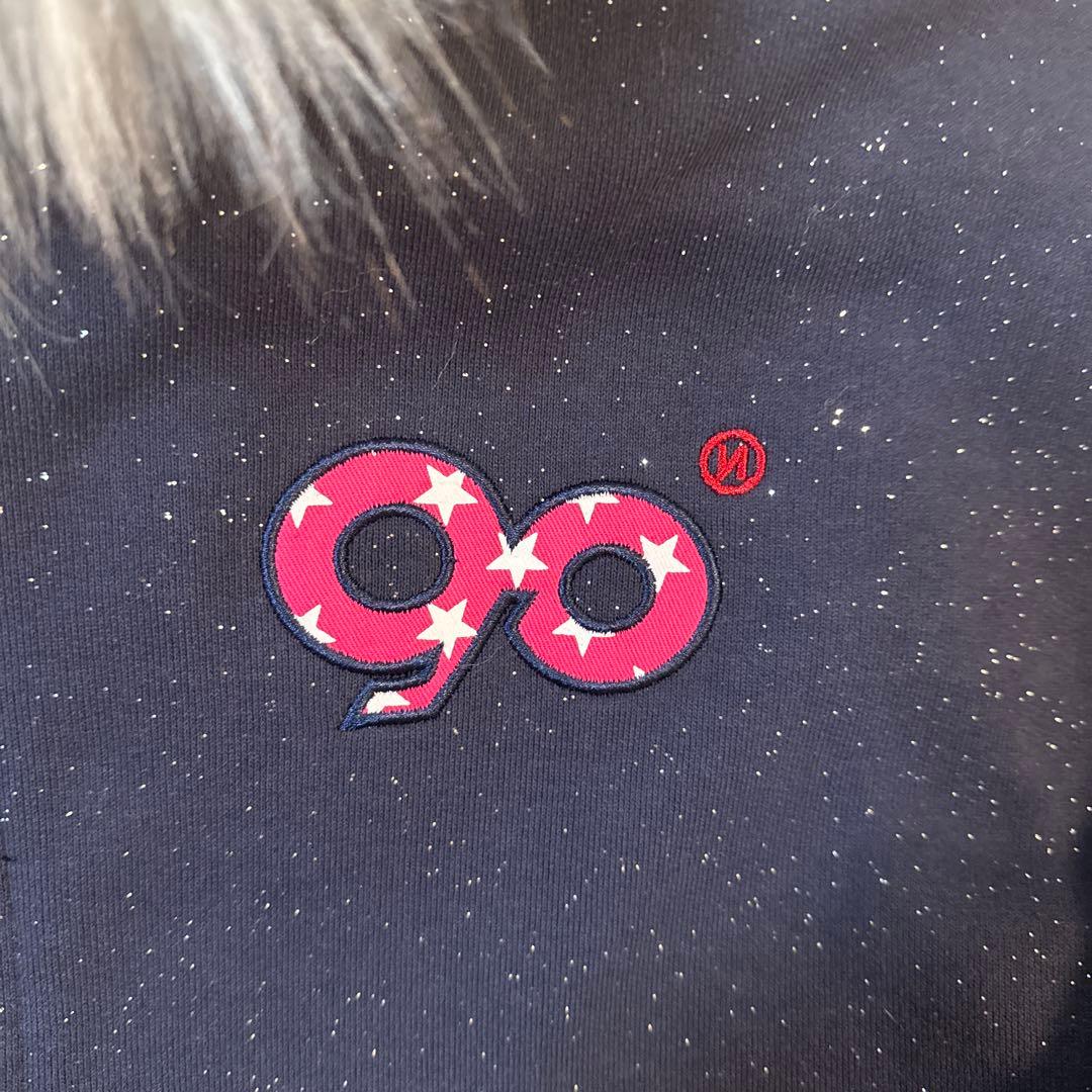 9090girl 90 Logo Glitter Navy×Star M 新品