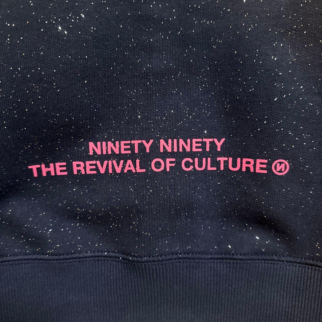 9090girl 90 Logo Glitter Navy×Star M 新品
