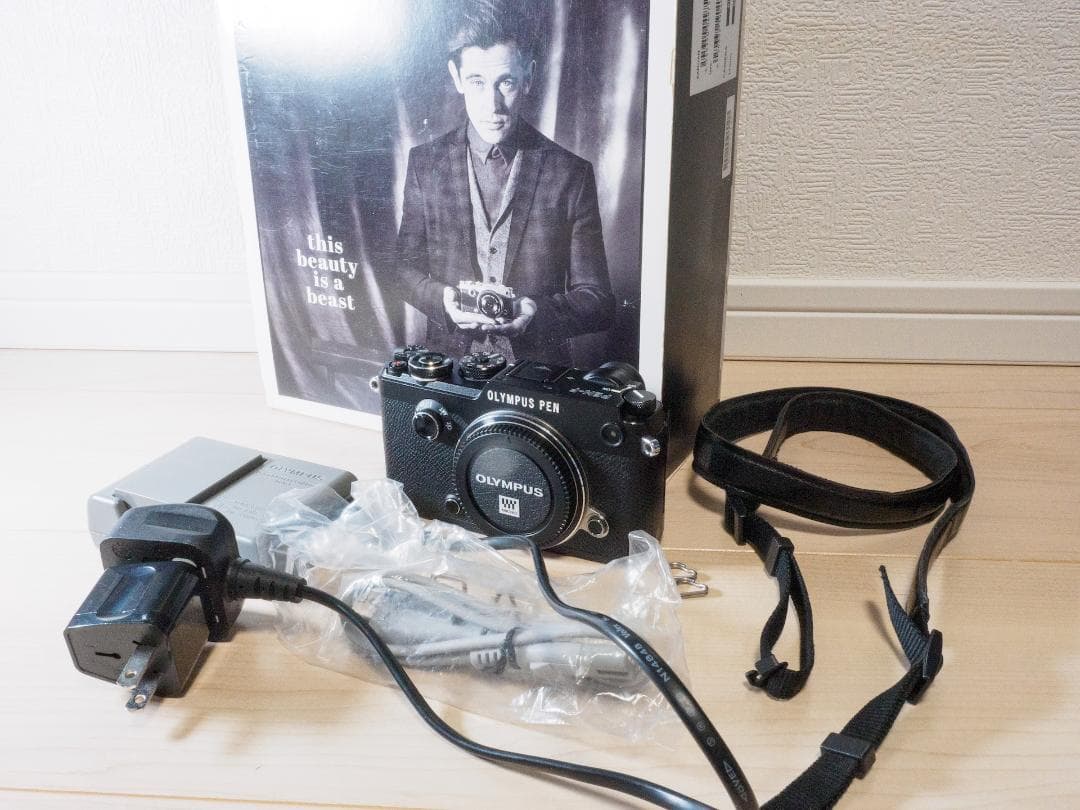 美品 OLYMPUS PEN-F ブラック ショット数3032回