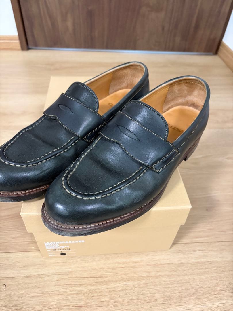 MOTO ローファー　ブラック　1