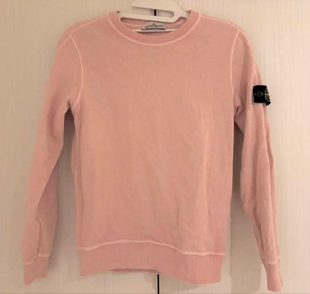 ストーンアイランド ピンク パーカー
