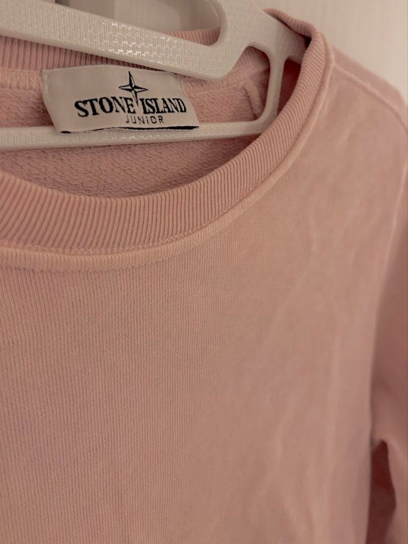 ストーンアイランド ピンク パーカー