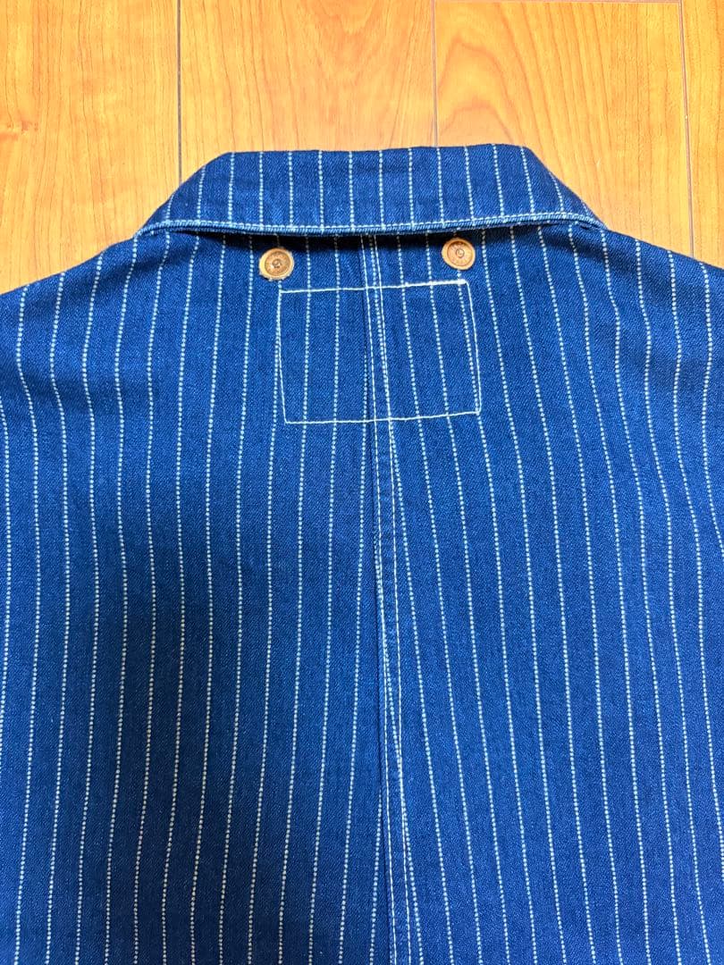 フェローズ レイルロードジャケット ウォバッシュストライプカバーオール 40