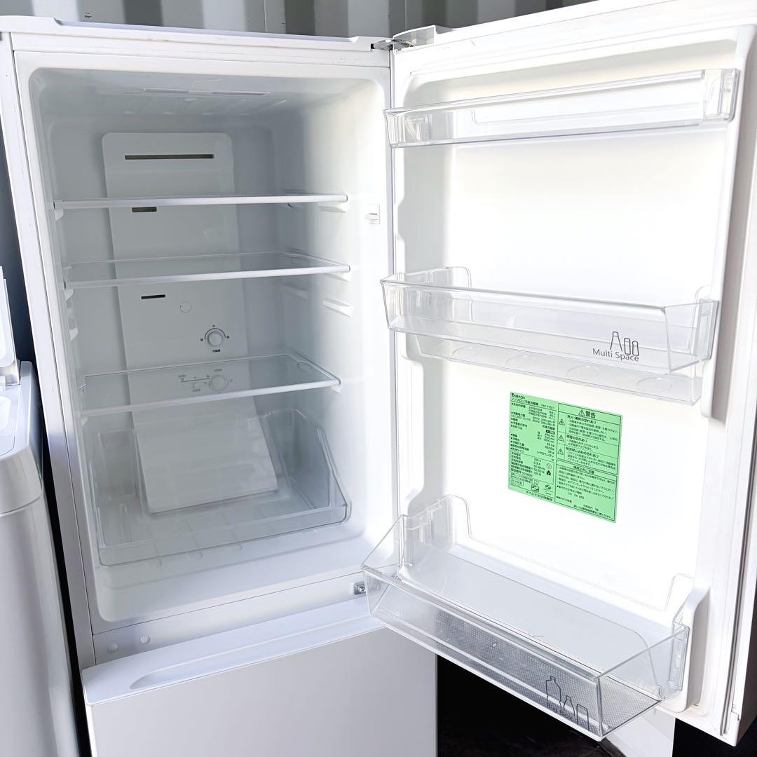 運搬取付無料！ホワイト純正YAMADA家電2点セット！シンプル設計！完動超美品！