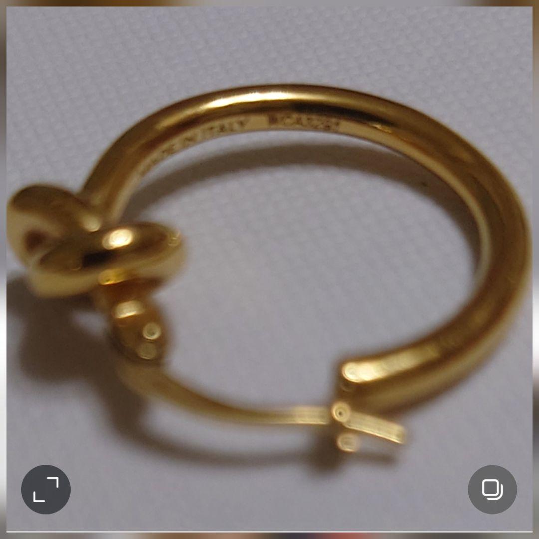 CELINEノット スモール フープ ピアス（片耳）