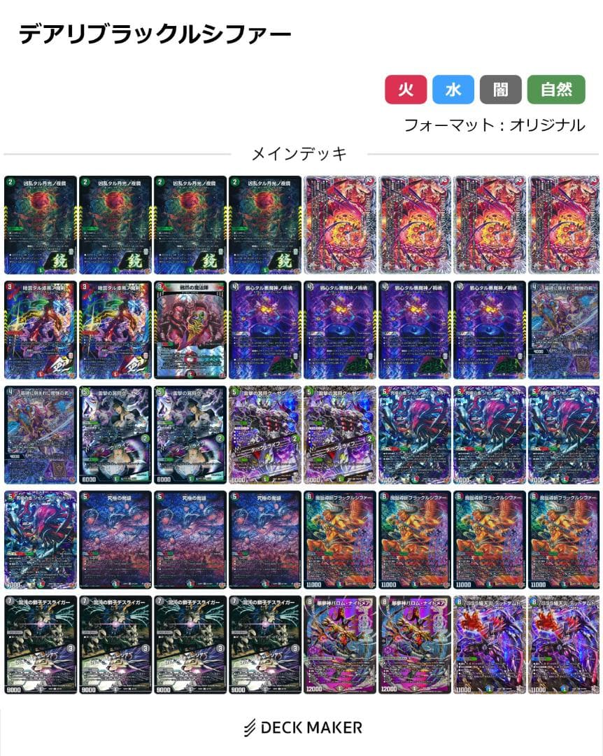 デアリデーモンコマンド　デッキ+デッキパーツ