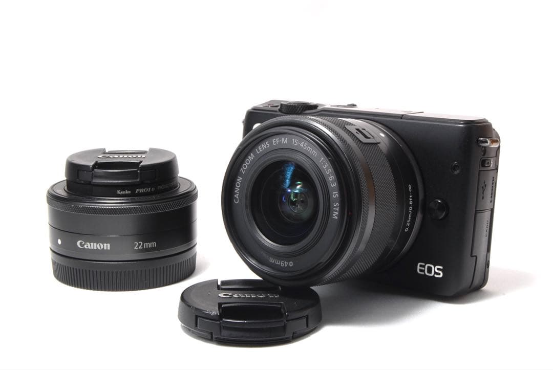 初心者おすすめ♪Canon EOS M10✨単焦点＆標準レンズ付 Wi-Fi搭載