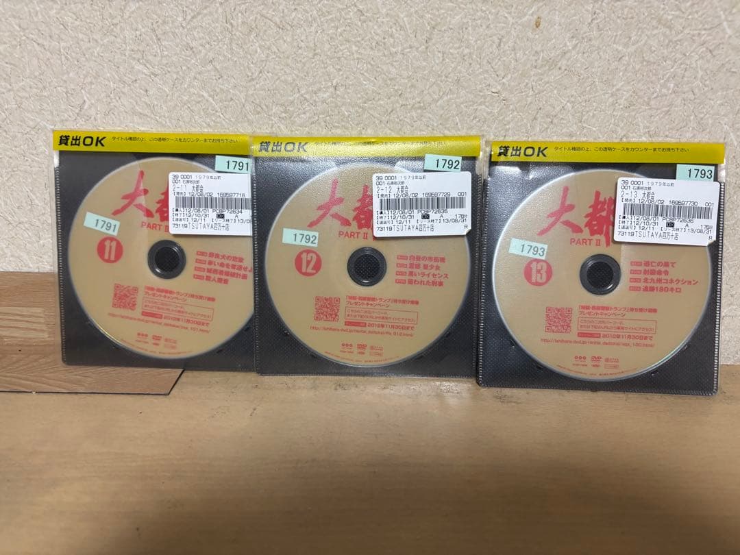 大都会　PARTII PARTⅢ DVD 全巻セット