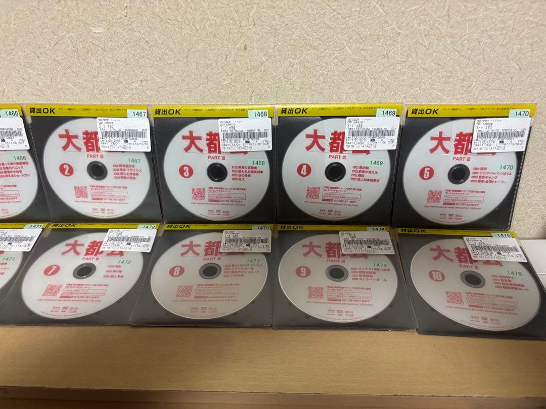 大都会　PARTII PARTⅢ DVD 全巻セット