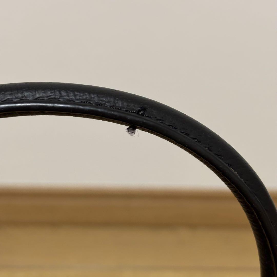 kate spade ブラック 黒　シンプル　トートバッグ　肩掛　ビジネス　就活