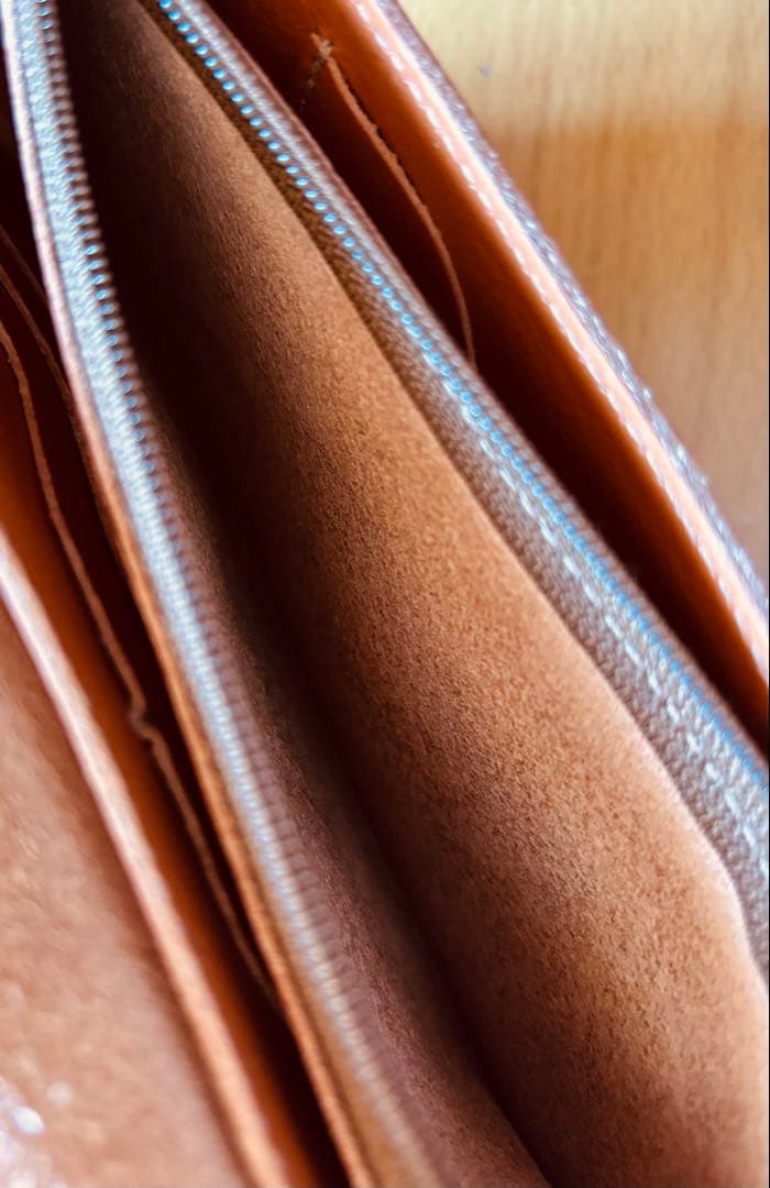 イルビゾンテ 長財布 キャメルヌメ革レザー 未使用に近い 正規品