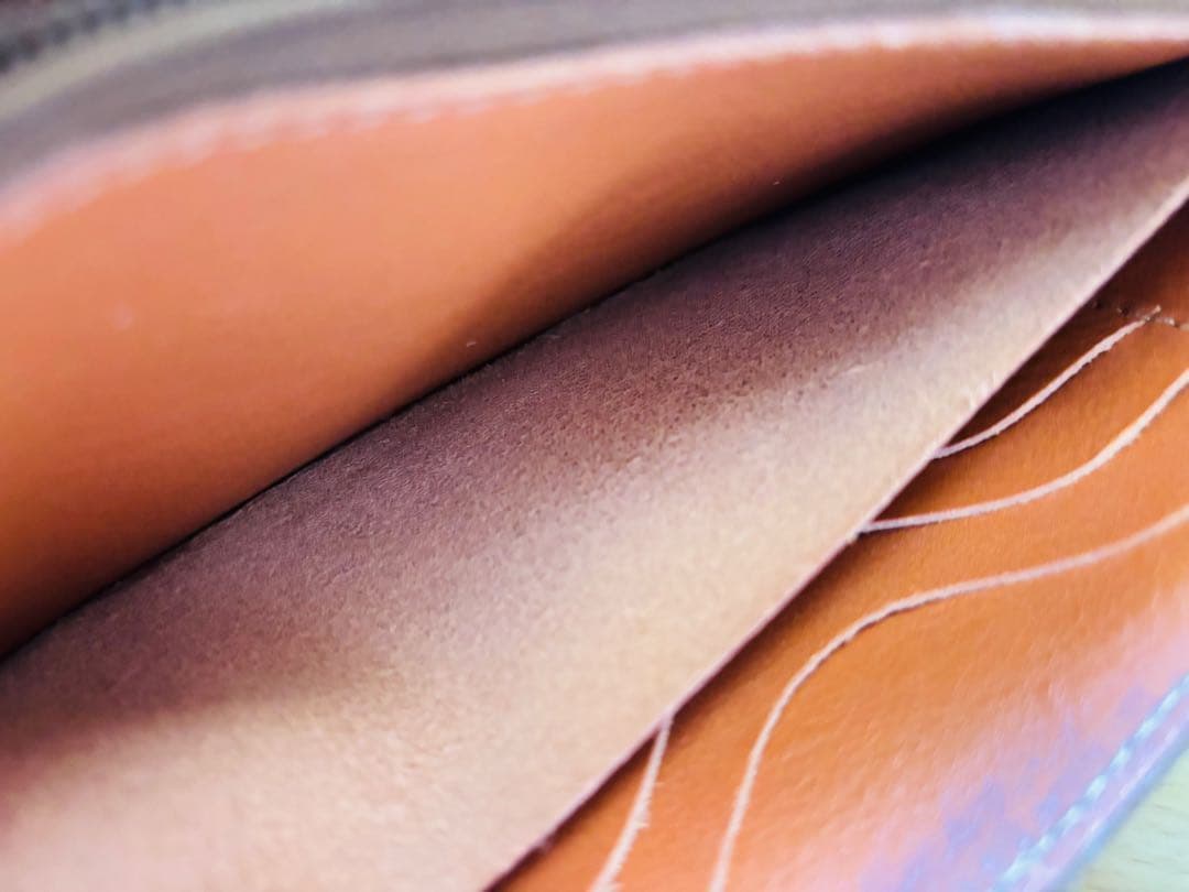 イルビゾンテ 長財布 キャメルヌメ革レザー 未使用に近い 正規品