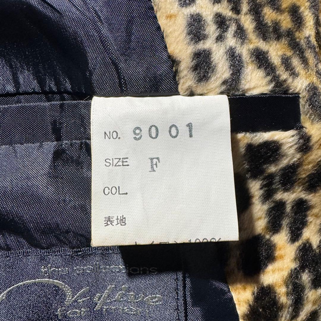 90s animal pattern tailored jacket 日本製