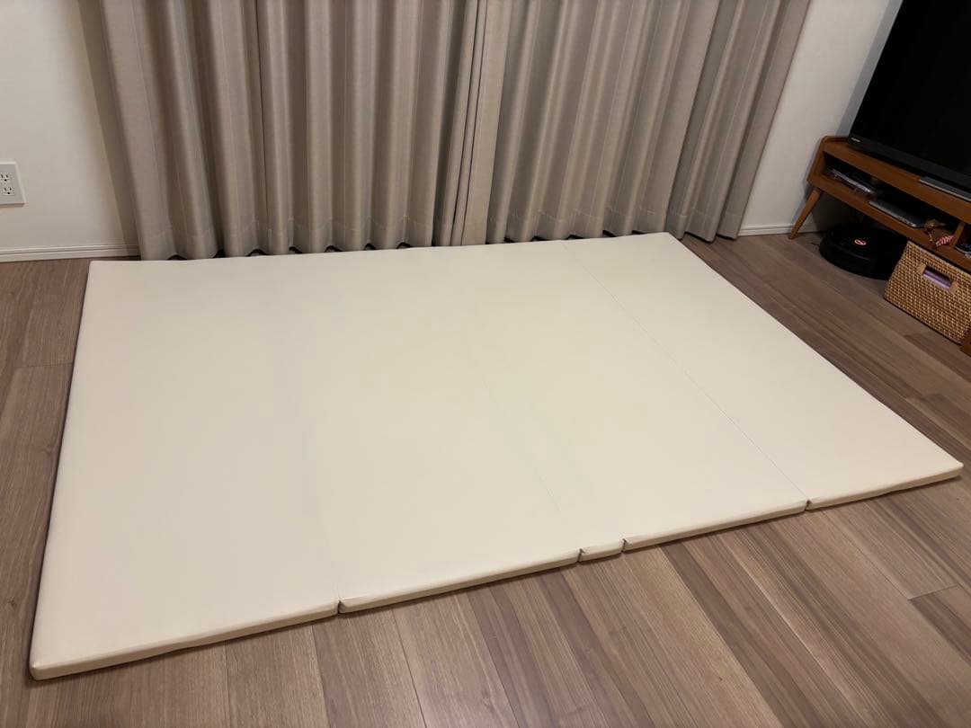 popomi 抗菌プレイマットCLEAN 140×200cm ベージュ