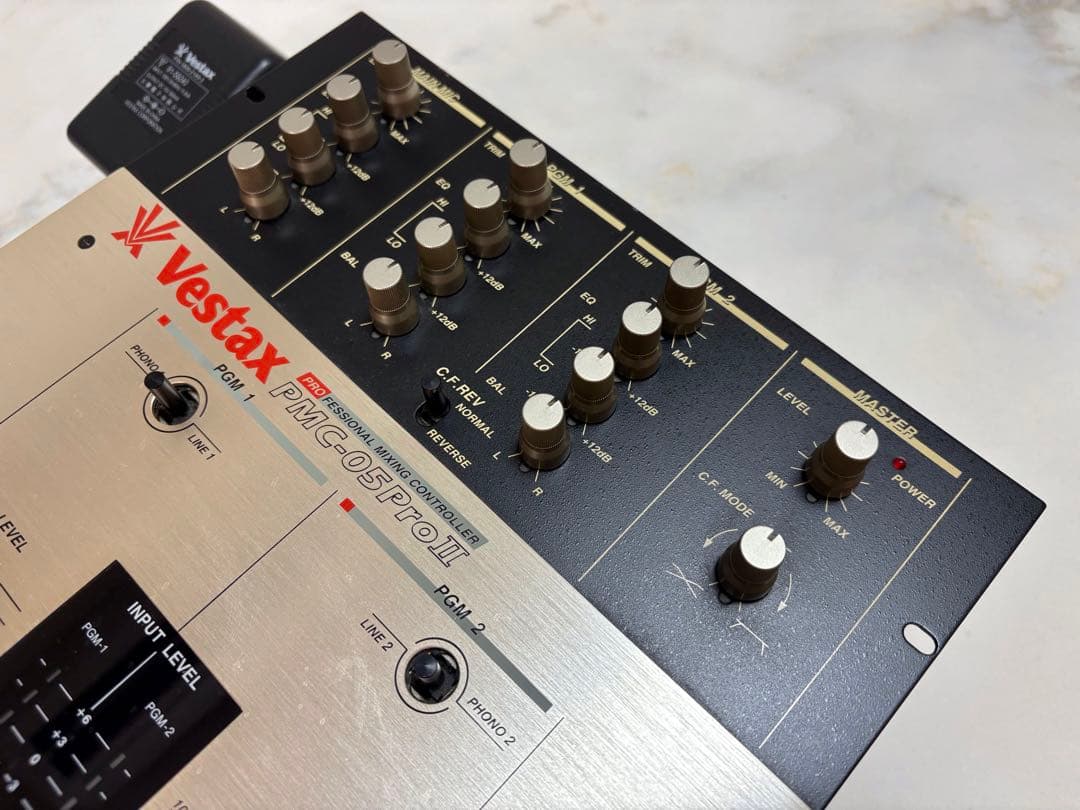 Vestax PMC-05PRO II DJミキサー ACアダプター付き