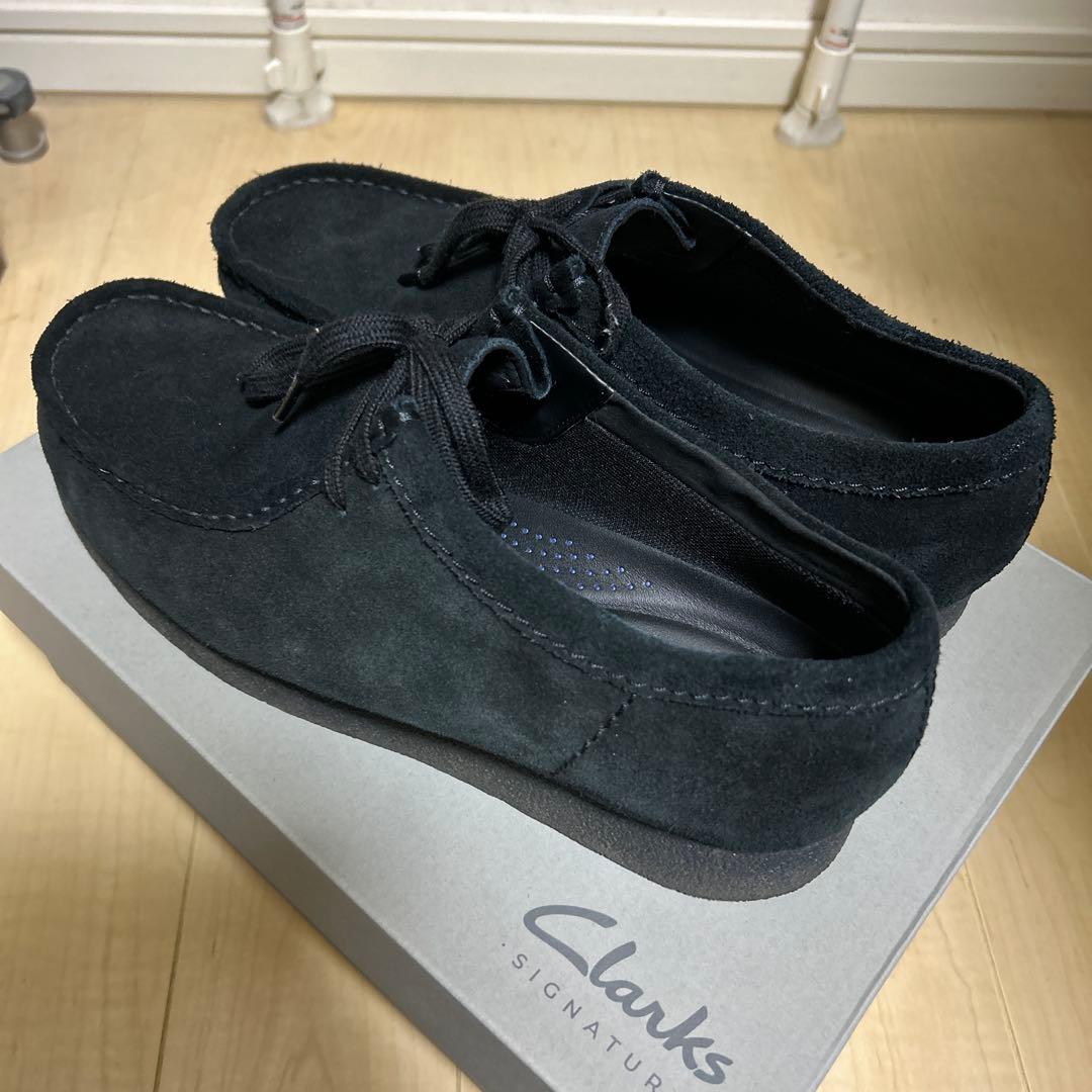 クラークス　ワラビー　Clarks wallabee ブラック26.5