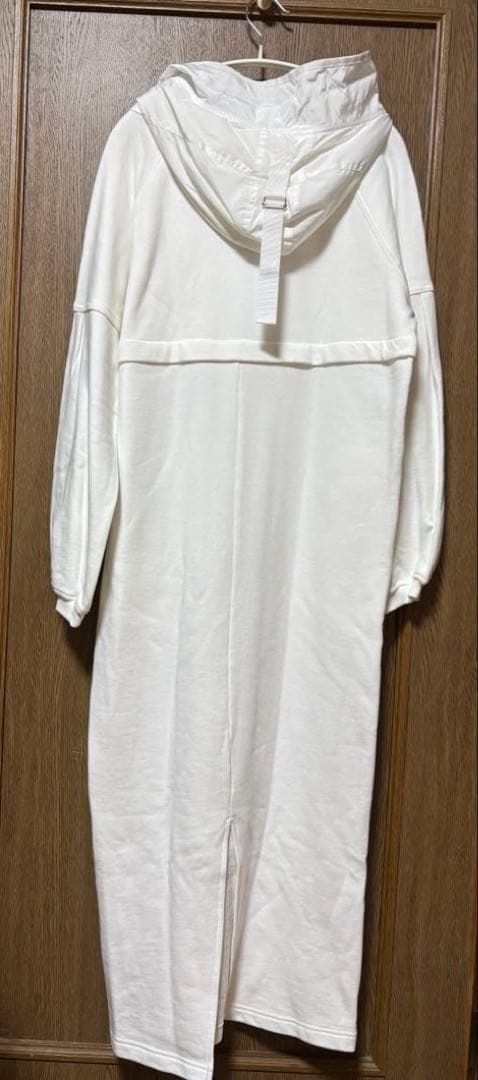 LASUD MILITARYスウェットロングワンピース　ヤマダヤ　綿　ホワイト