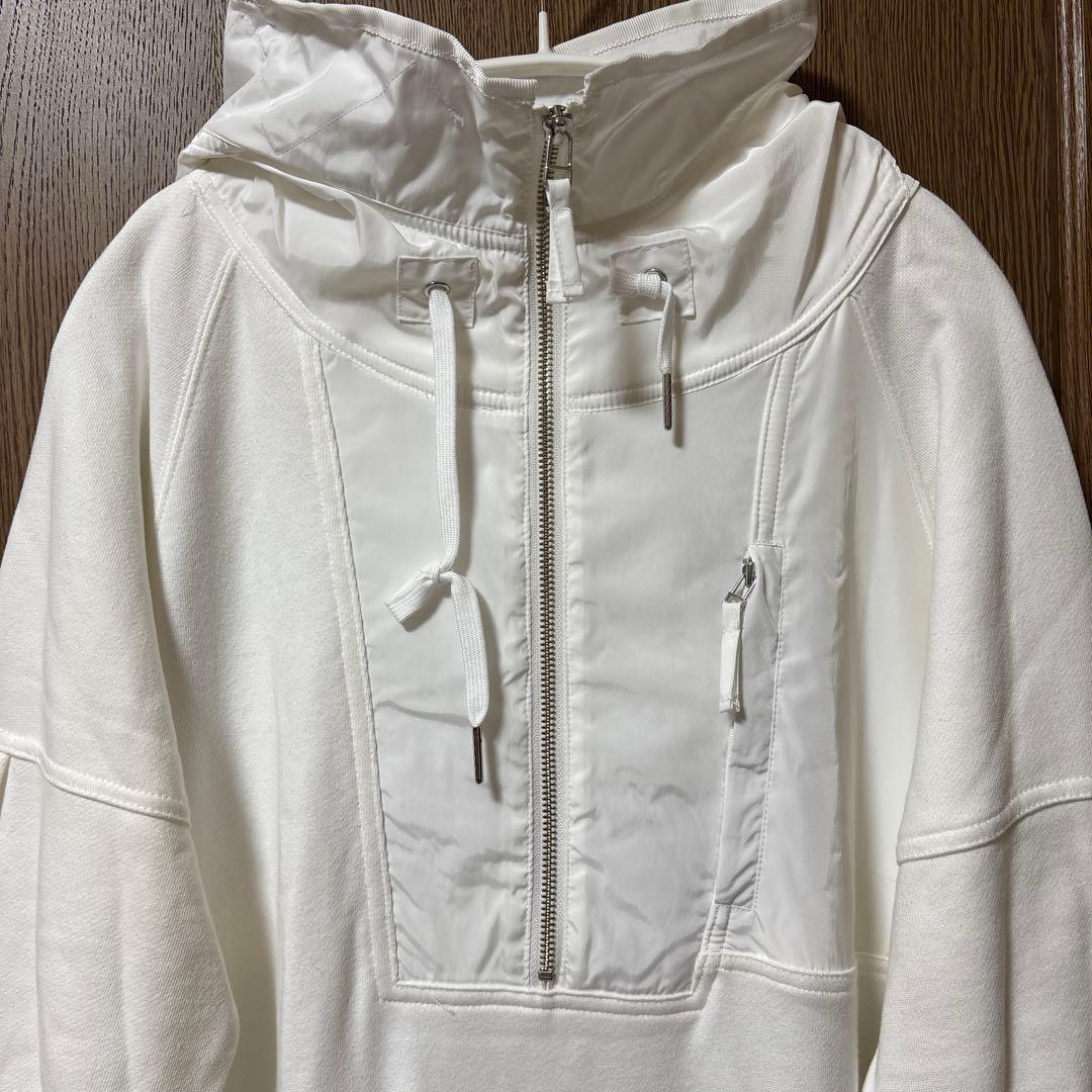 LASUD MILITARYスウェットロングワンピース　ヤマダヤ　綿　ホワイト