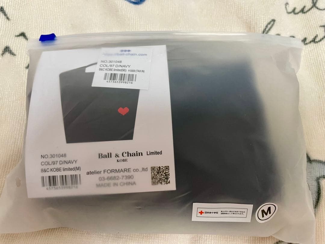 新品未使用♡ボールアンドチェーン♡ ball&Chain♡神戸限定♡ネイビー♡M