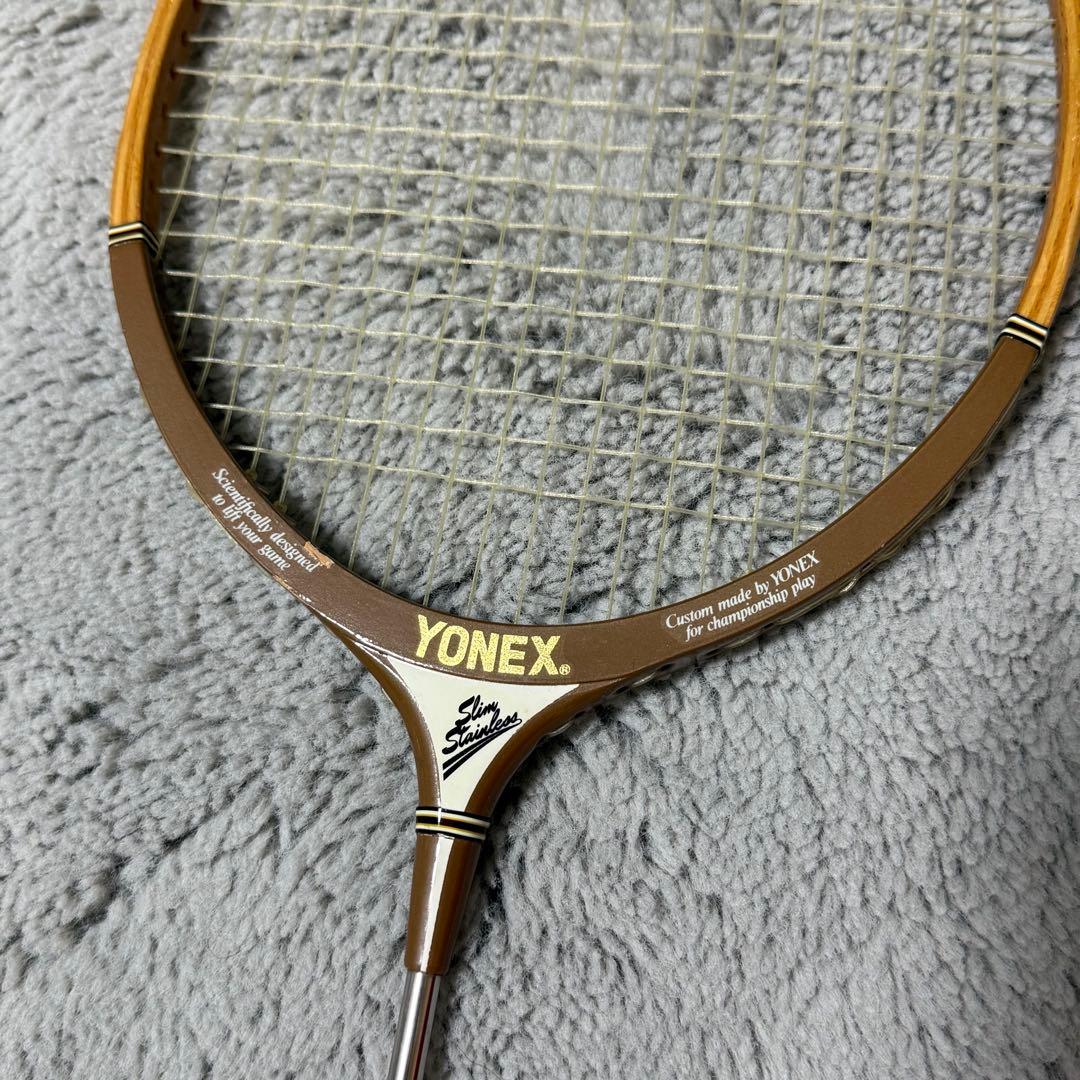 【希少品】yonex ヨネックス B-9100 木製 バトミントン ラケット