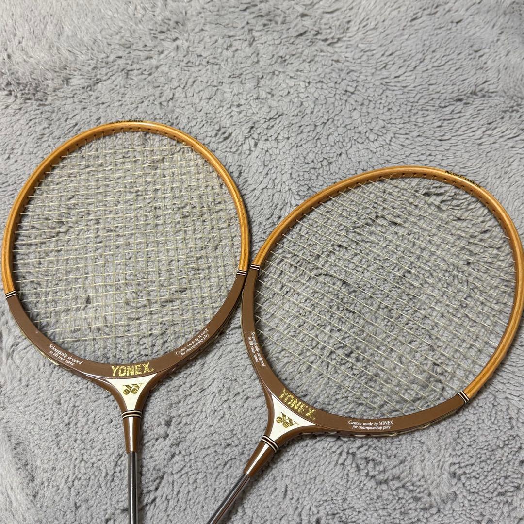 【希少品】yonex ヨネックス B-9100 木製 バトミントン ラケット