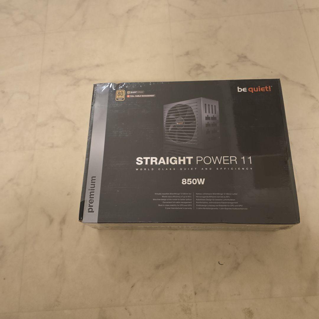 電源ユニット be quiet! STRAIGHT POWER 11 850W